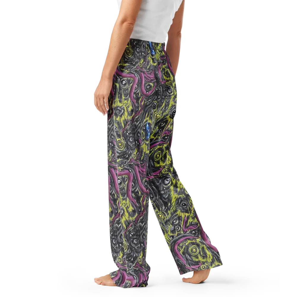 Acid Gaze on Women's Pajama Pants — Left