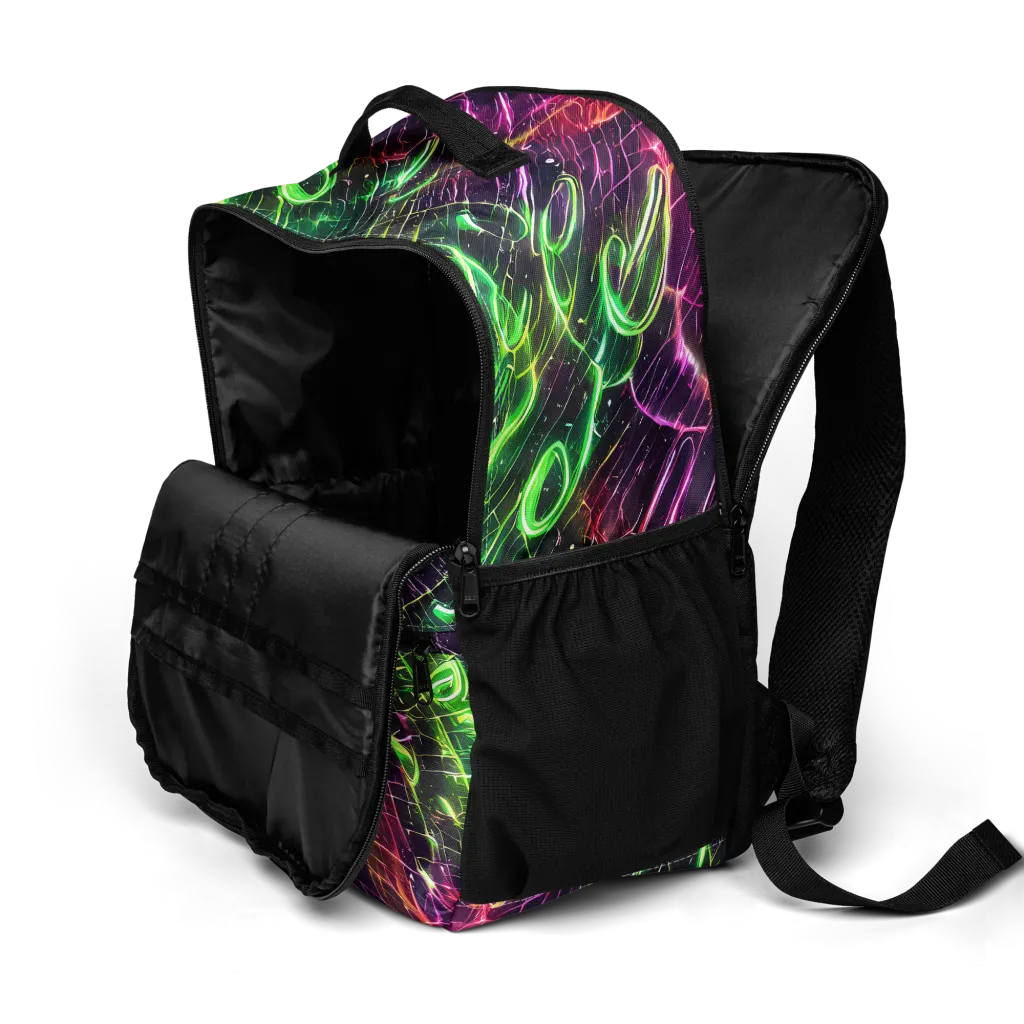 Quantum Ribbons on Utility Backpack — Product details 2