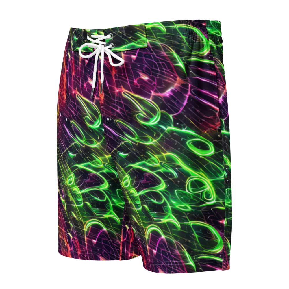 Quantum Ribbons on Men's Board Shorts — Front
