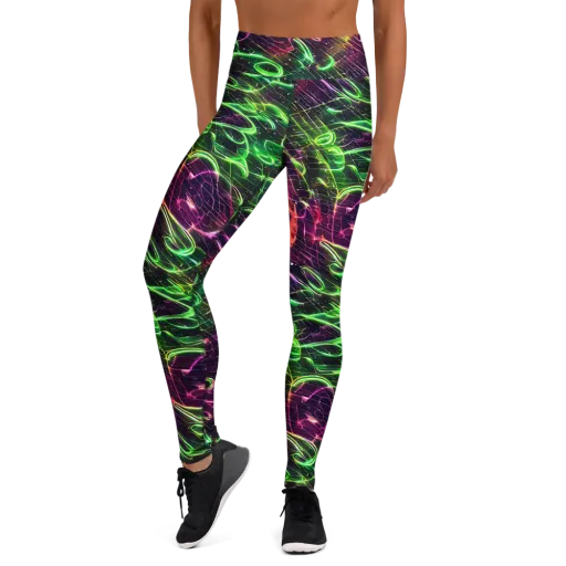 Quantum Ribbons on a Yoga Leggings