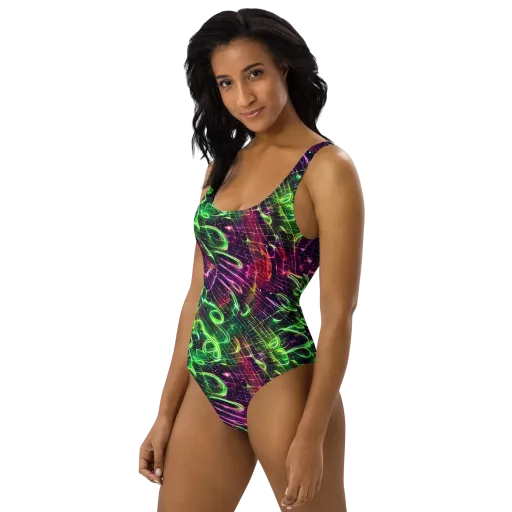 Quantum Ribbons on a One-Piece Swimsuit