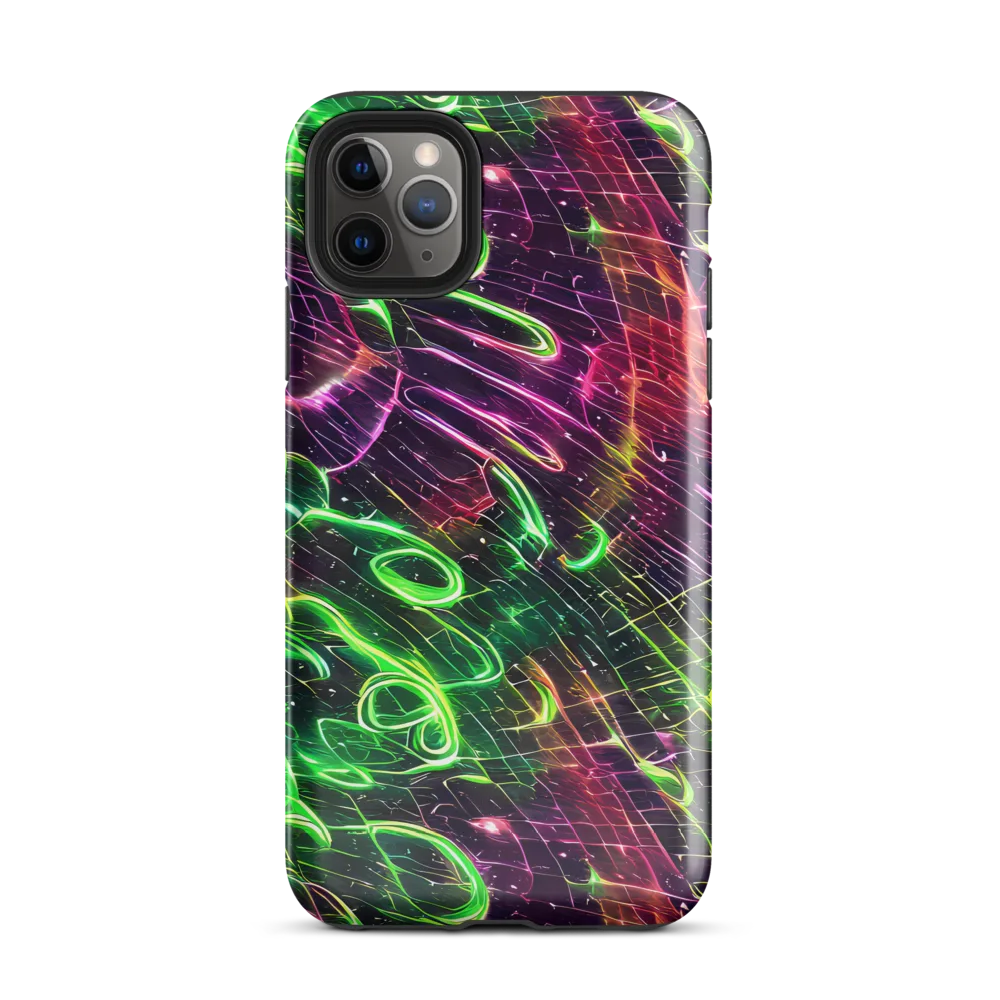 Quantum Ribbons on Tough Case for iPhone® — Front