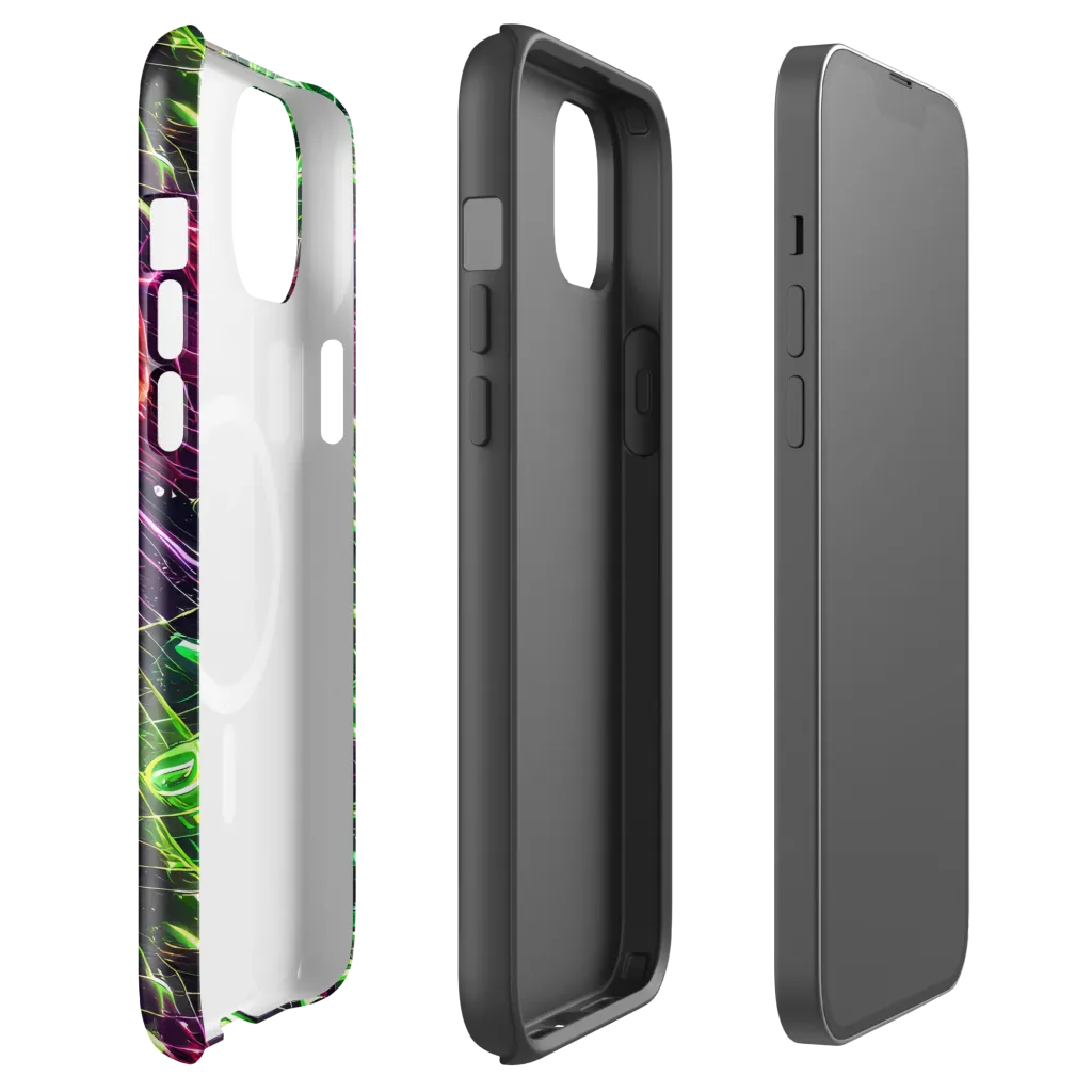 Quantum Ribbons on MagSafe Tough Case for iPhone® — Front