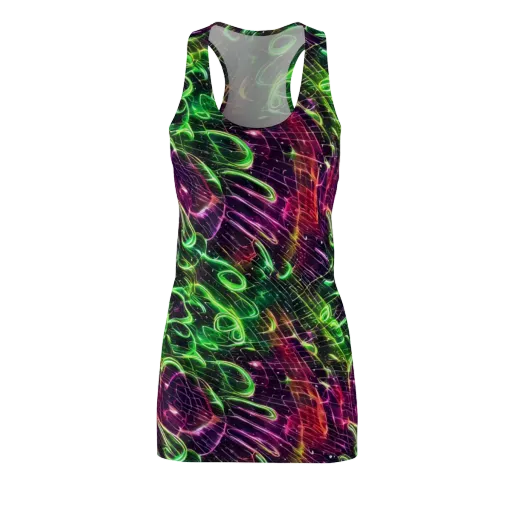 Quantum Ribbons on a Racerback Dress