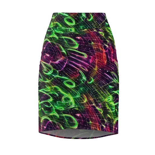 Quantum Ribbons on a Pencil Skirt