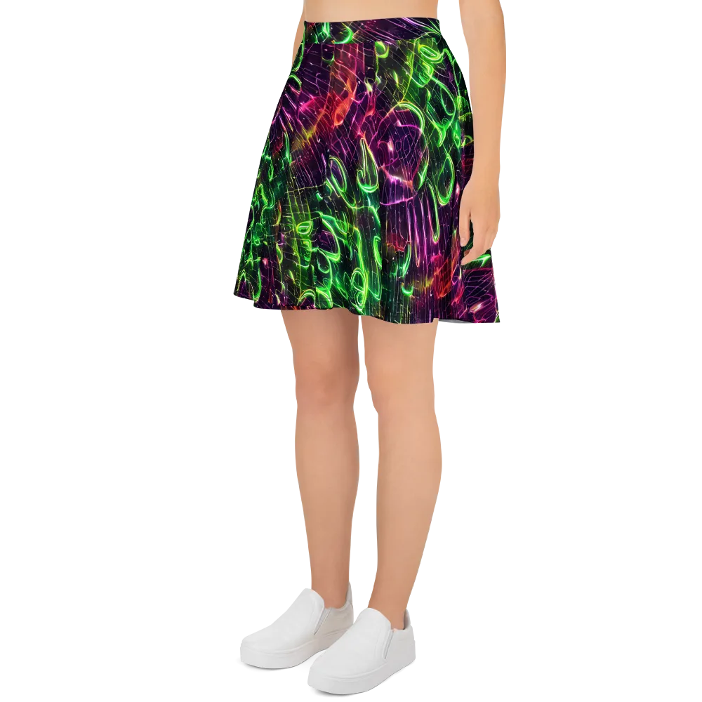 Quantum Ribbons on Skater Skirt — Left