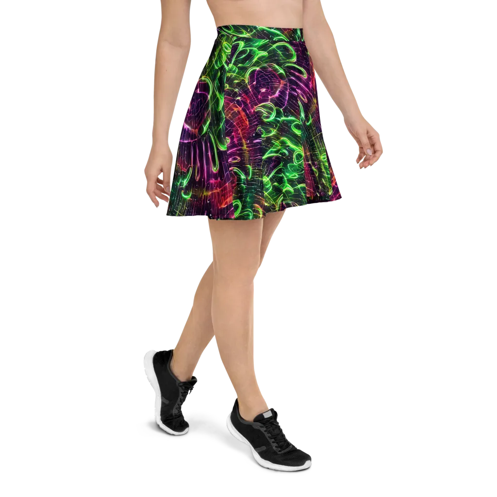Quantum Ribbons on Skater Skirt — Right