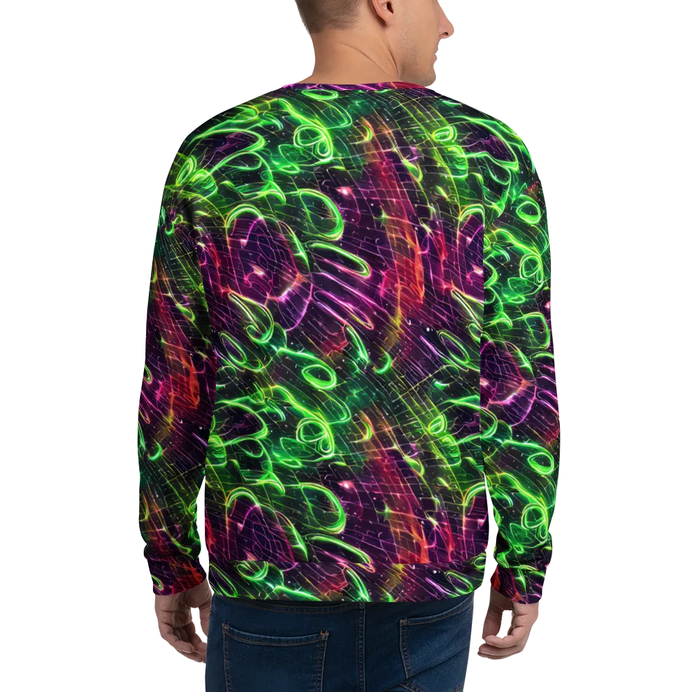 Quantum Ribbons on Sweatshirt — Back