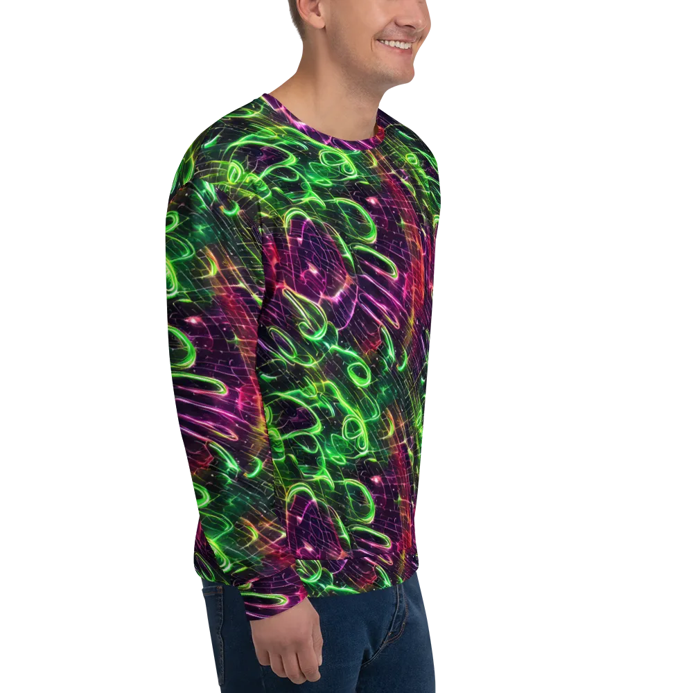 Quantum Ribbons on Sweatshirt — Right Front