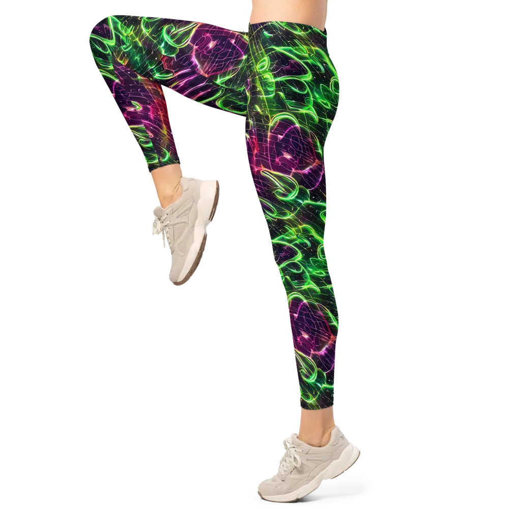 Quantum Ribbons on Leggings — Left