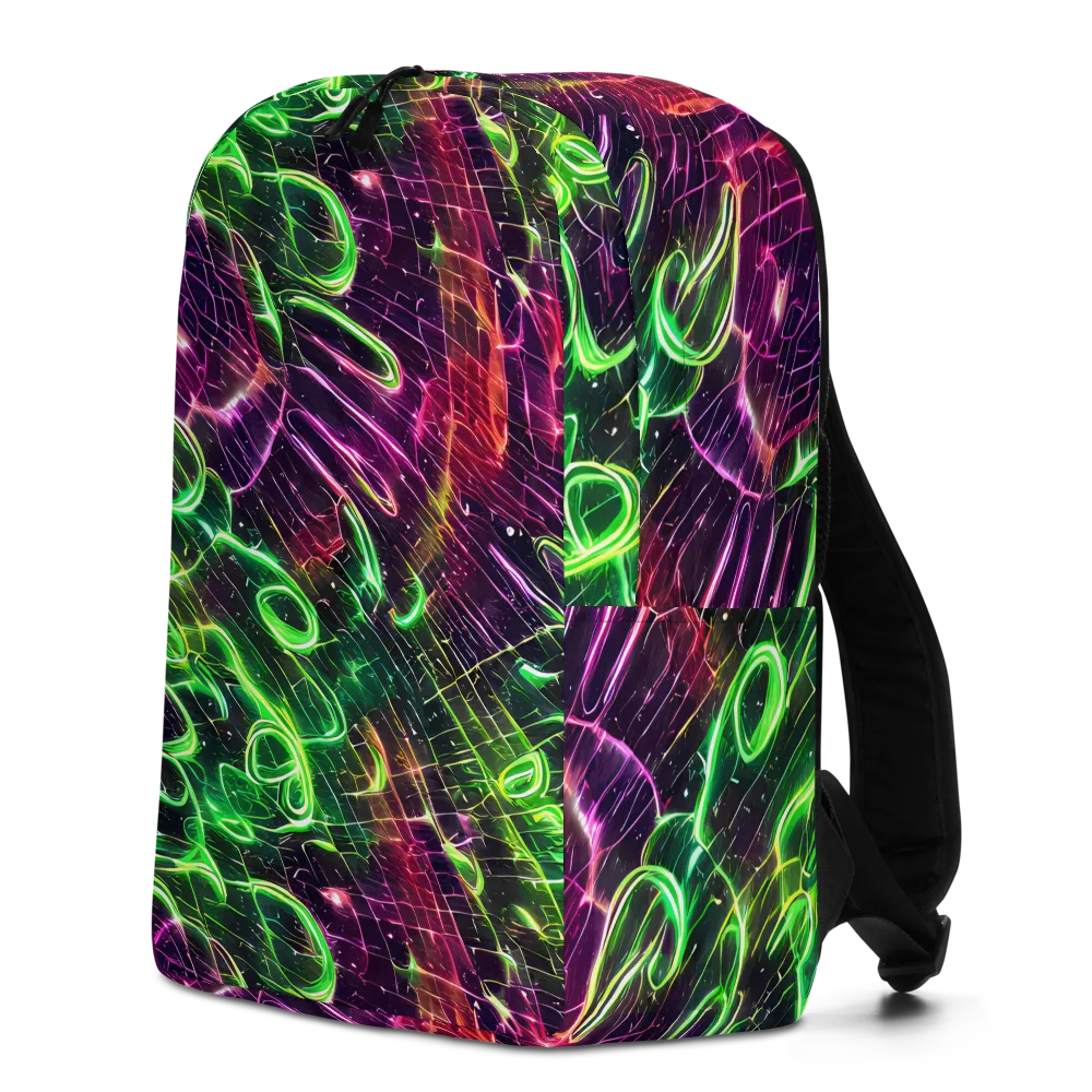 Quantum Ribbons on Minimalist Backpack — Left