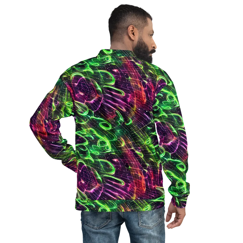 Quantum Ribbons on Bomber Jacket — Back