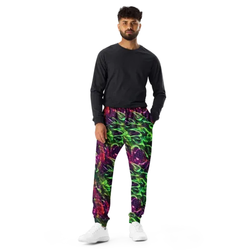 Quantum Ribbons on a Men's Joggers