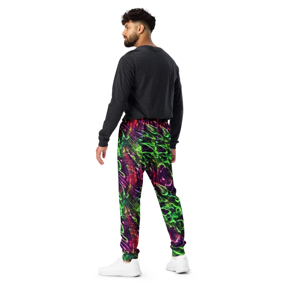 Quantum Ribbons on Men's Joggers — Back