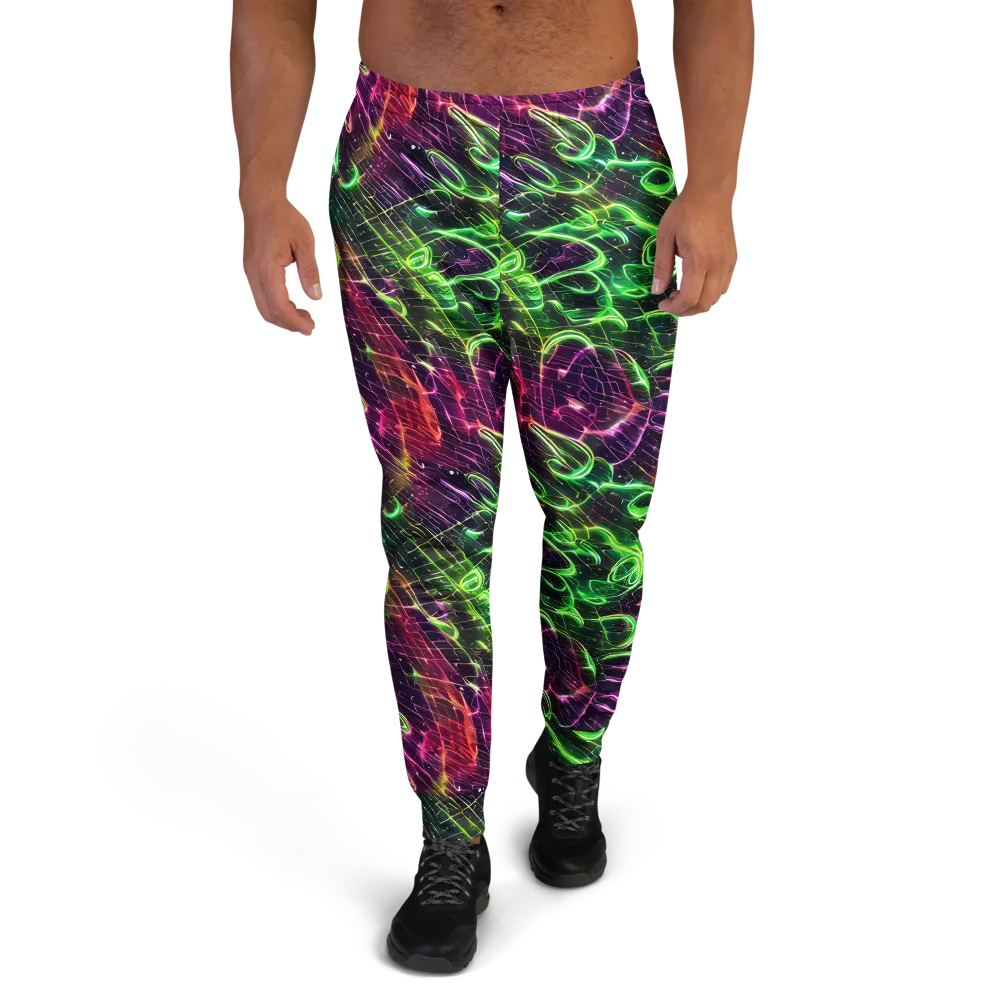 Quantum Ribbons on Men's Joggers — Front