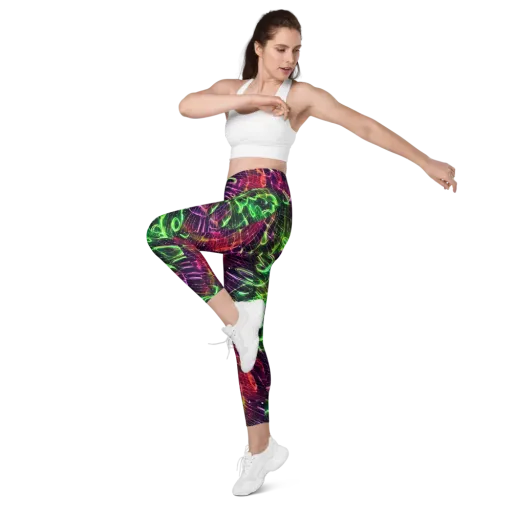 Quantum Ribbons on a Leggings with Pockets