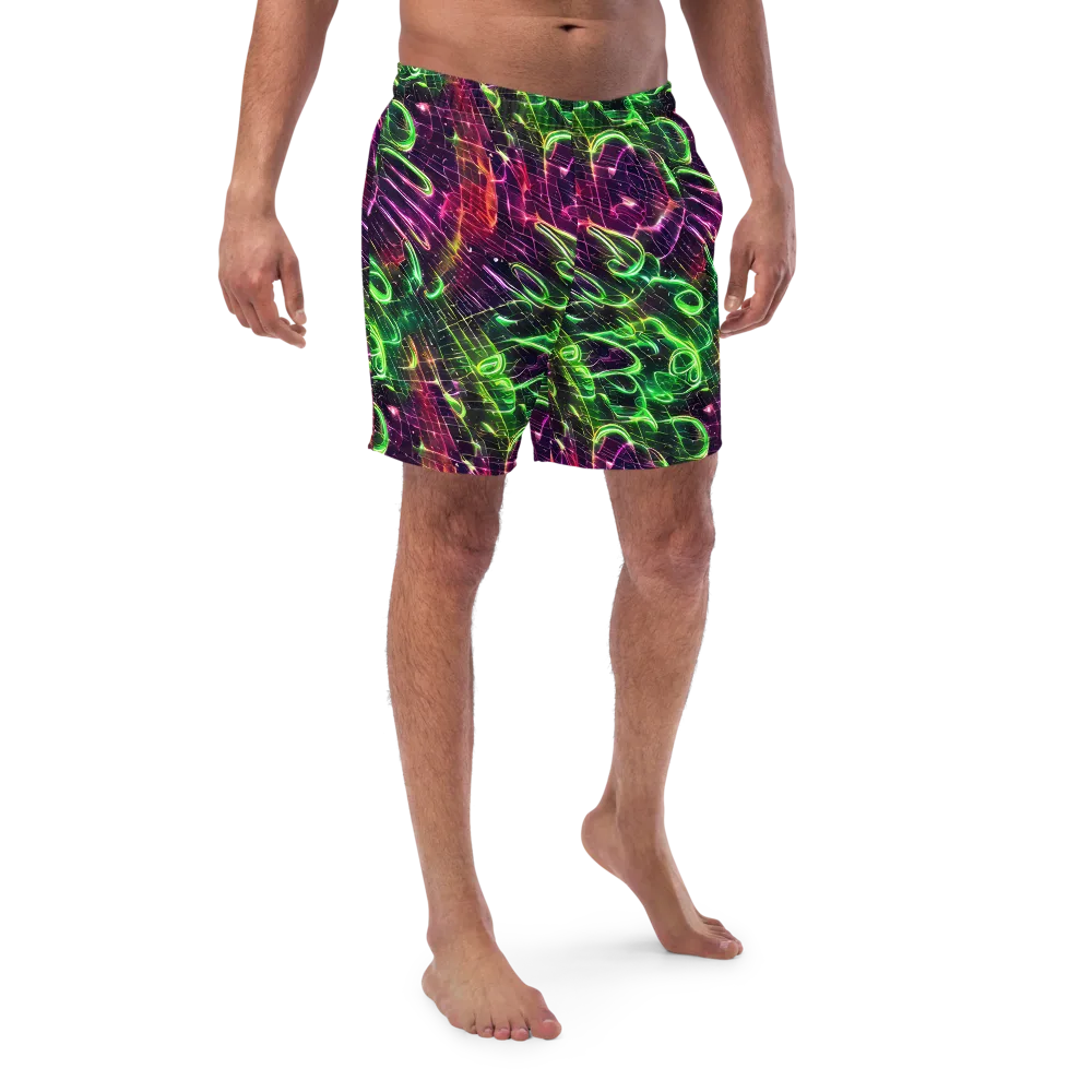 Quantum Ribbons on Swim Trunks — Front