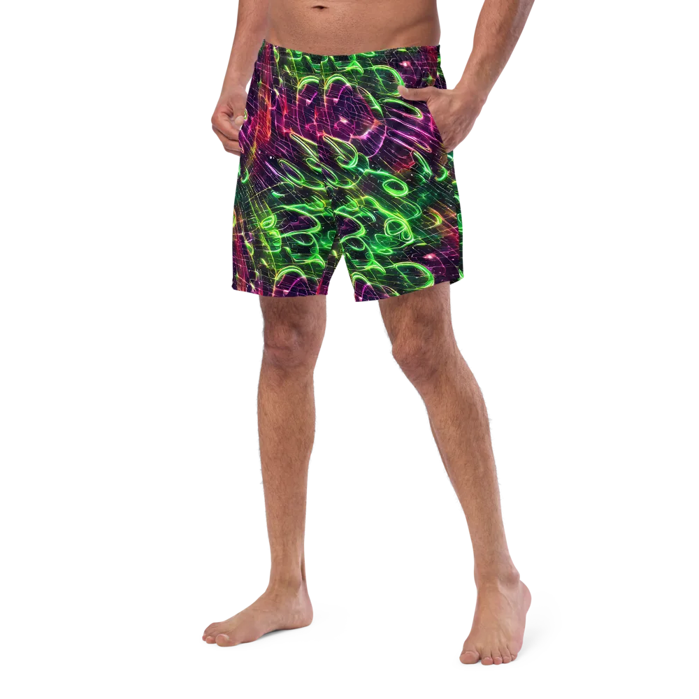 Quantum Ribbons on Swim Trunks — Left Front