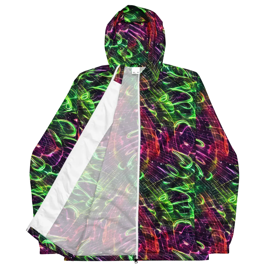 Quantum Ribbons on Men's Windbreaker — Front
