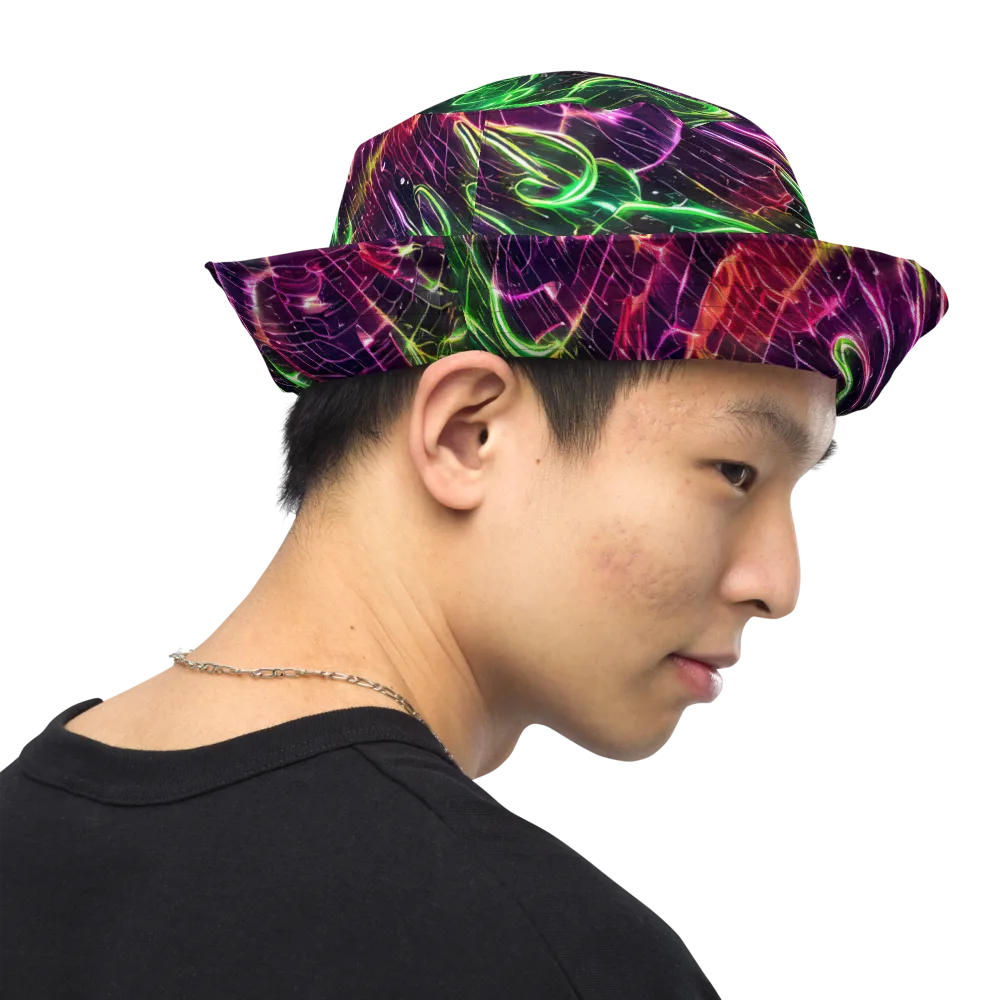 Quantum Ribbons on Reversible Bucket Hat — Right Outside