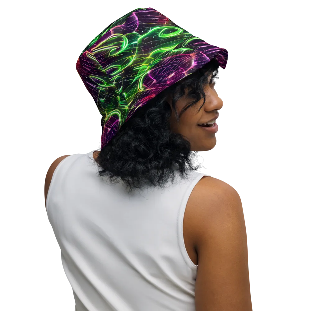 Quantum Ribbons on Reversible Bucket Hat — Right Outside