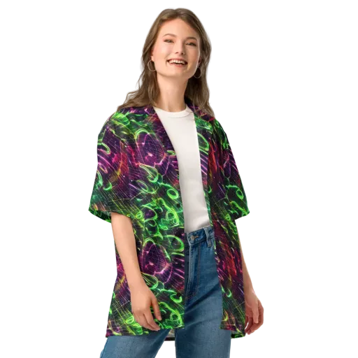 Quantum Ribbons on a Button Shirt