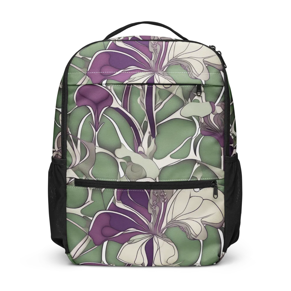 Violet Verdure on Utility Backpack — Front