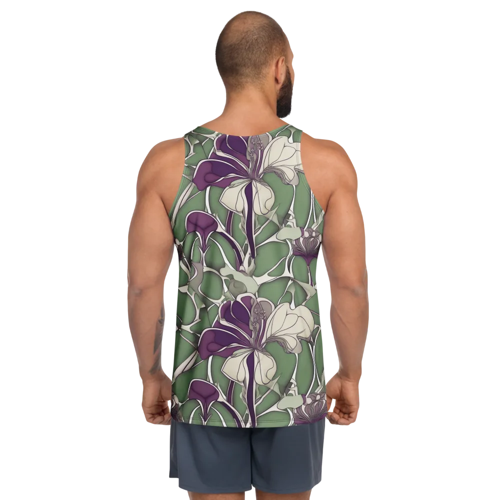 Violet Verdure on Men's Tank Top — Back
