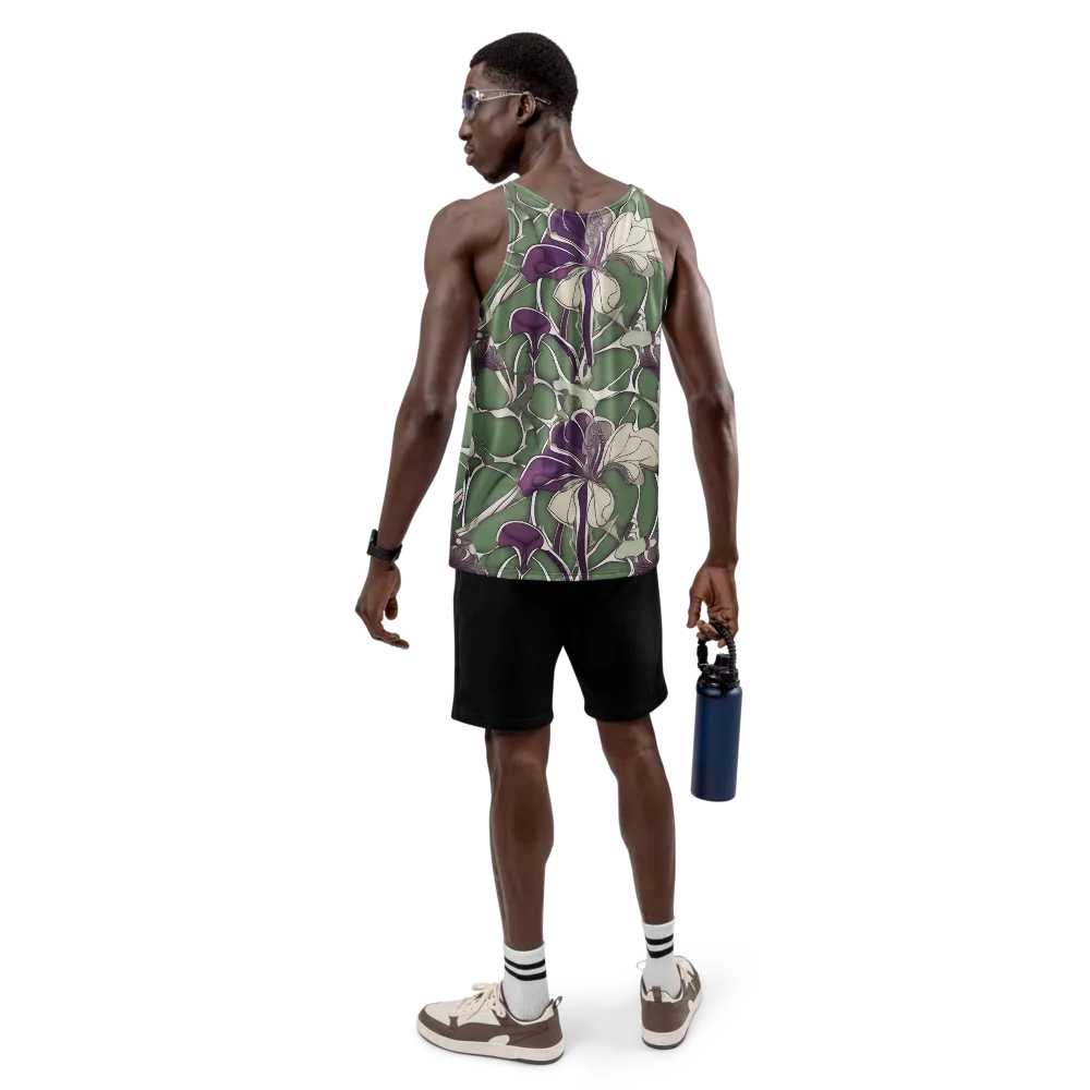Violet Verdure on Men's Tank Top — Back