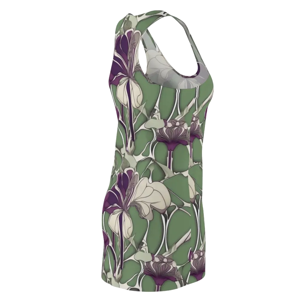 Violet Verdure on Racerback Dress — Back Side