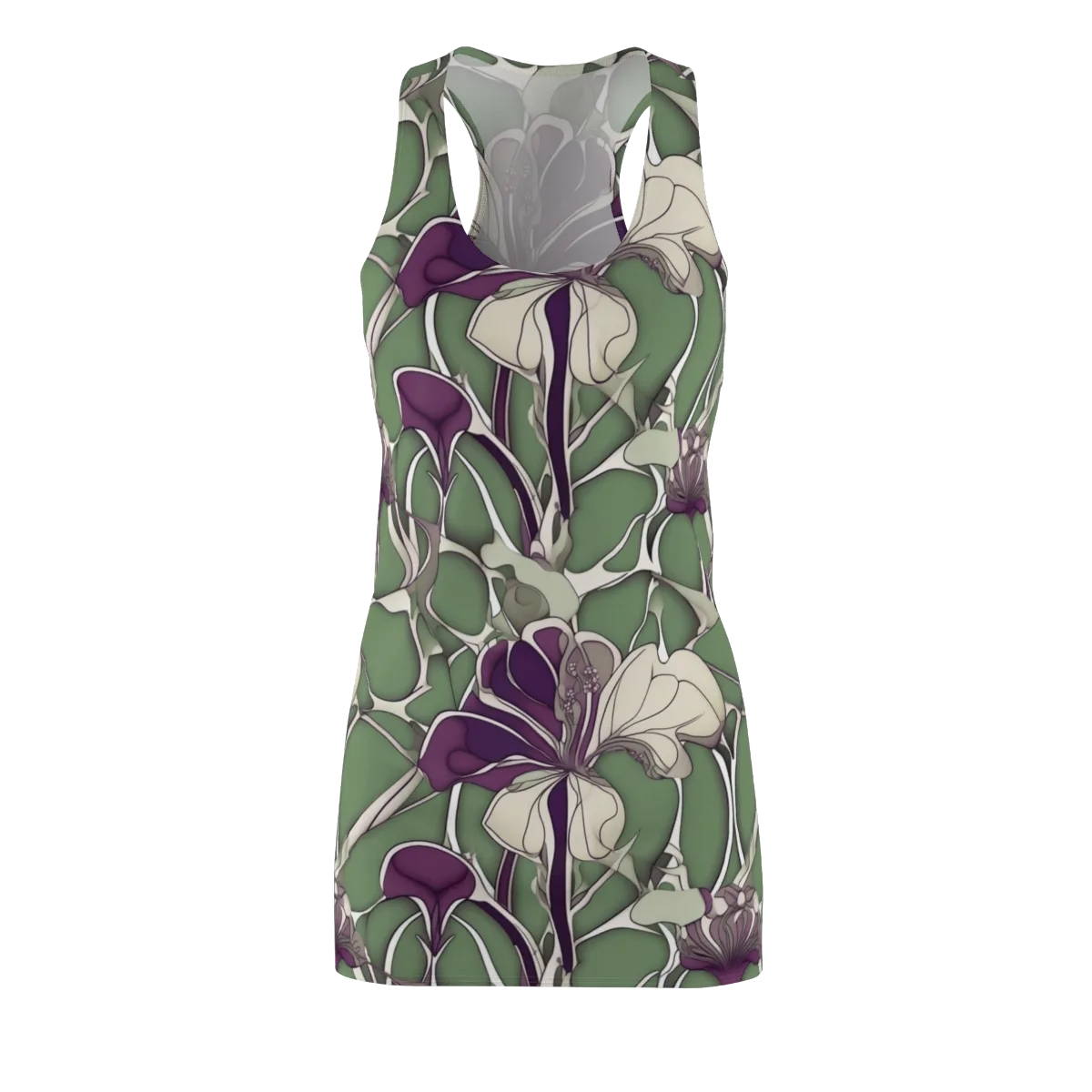 Violet Verdure on Racerback Dress — Front