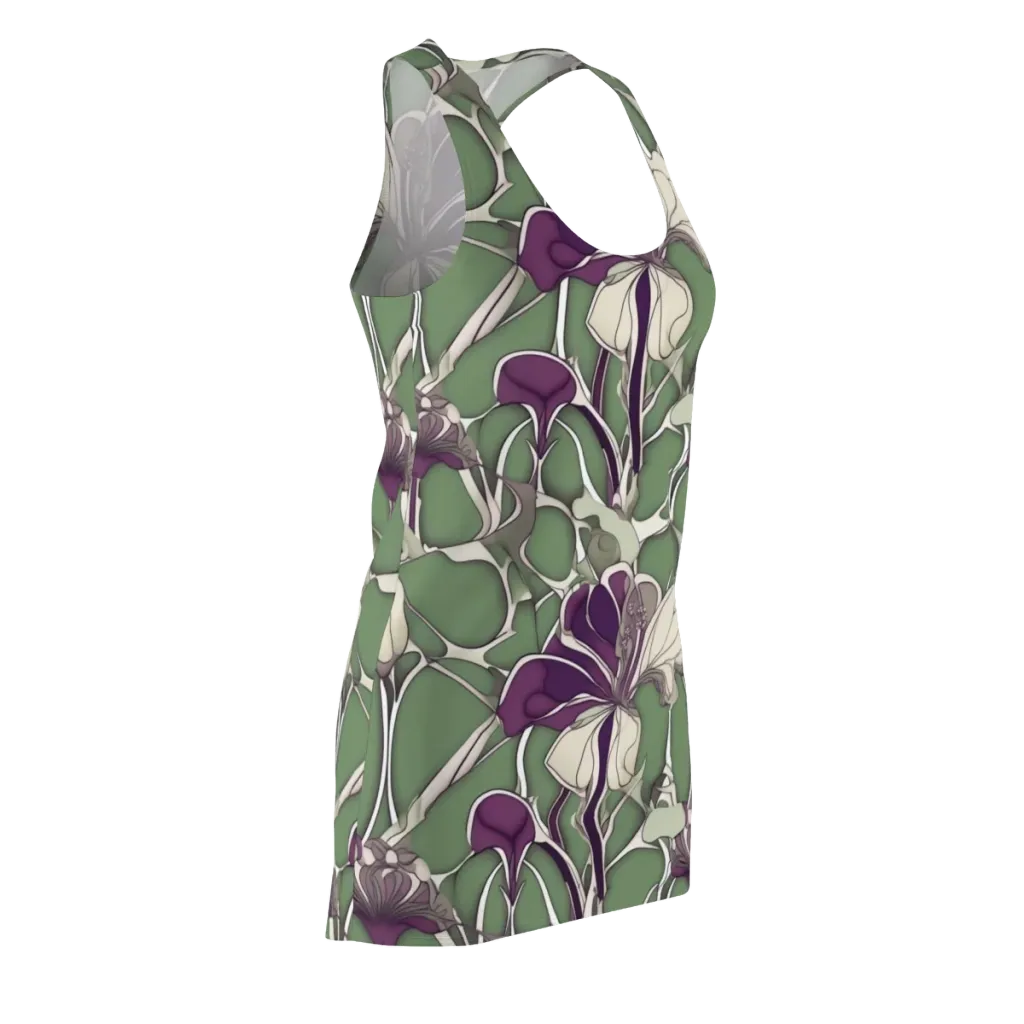Violet Verdure on Racerback Dress — Front Side