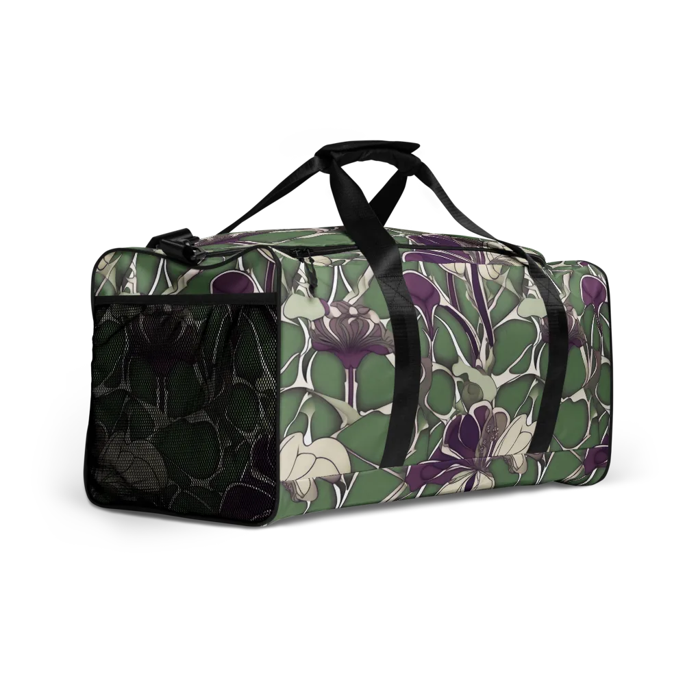 Violet Verdure on Duffle Bag — Right Front