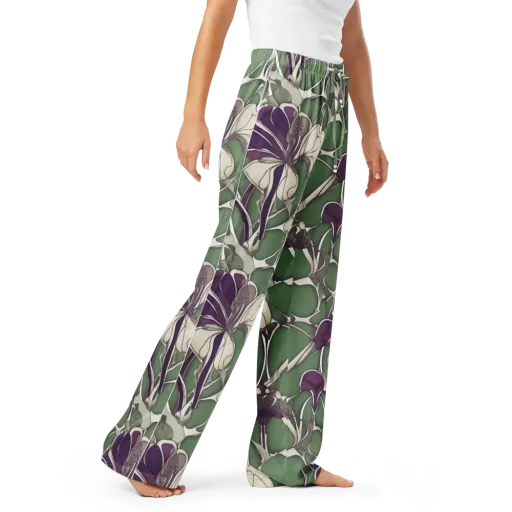 Violet Verdure on a Women's Pajama Pants