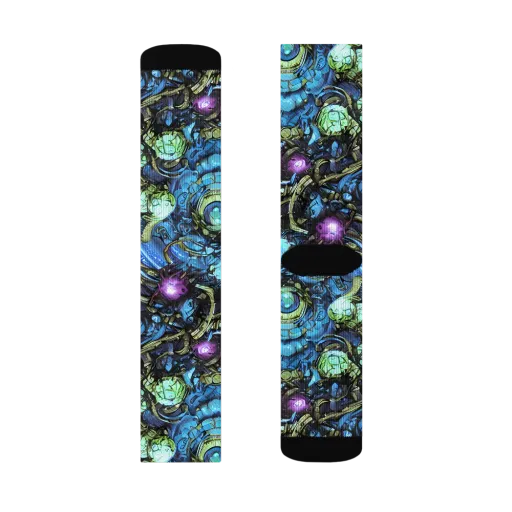 Bioluminescent Circuit on a Socks
