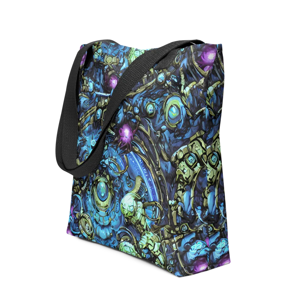 Bioluminescent Circuit on Tote Bag — Front