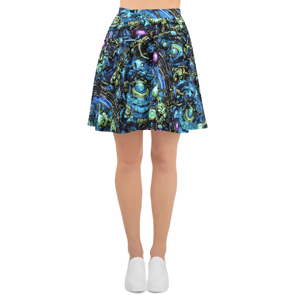 Bioluminescent Circuit on Skater Skirt — Front