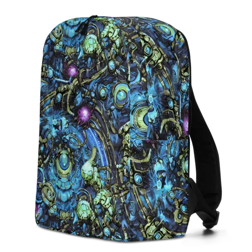 Bioluminescent Circuit on a Minimalist Backpack