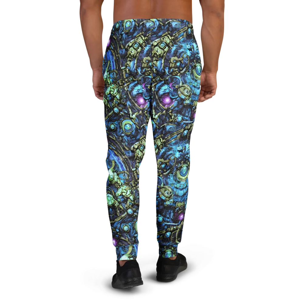 Bioluminescent Circuit on Men's Joggers — Back