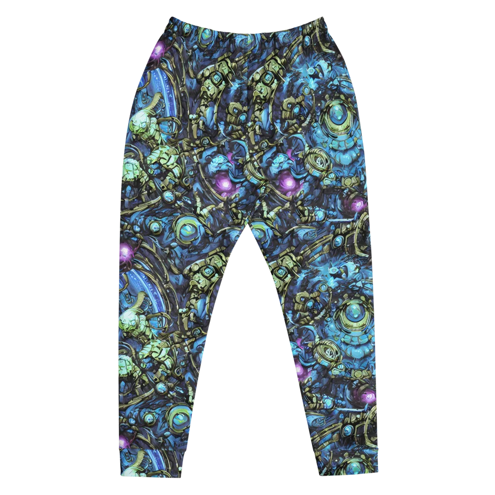 Bioluminescent Circuit on Men's Joggers — Front