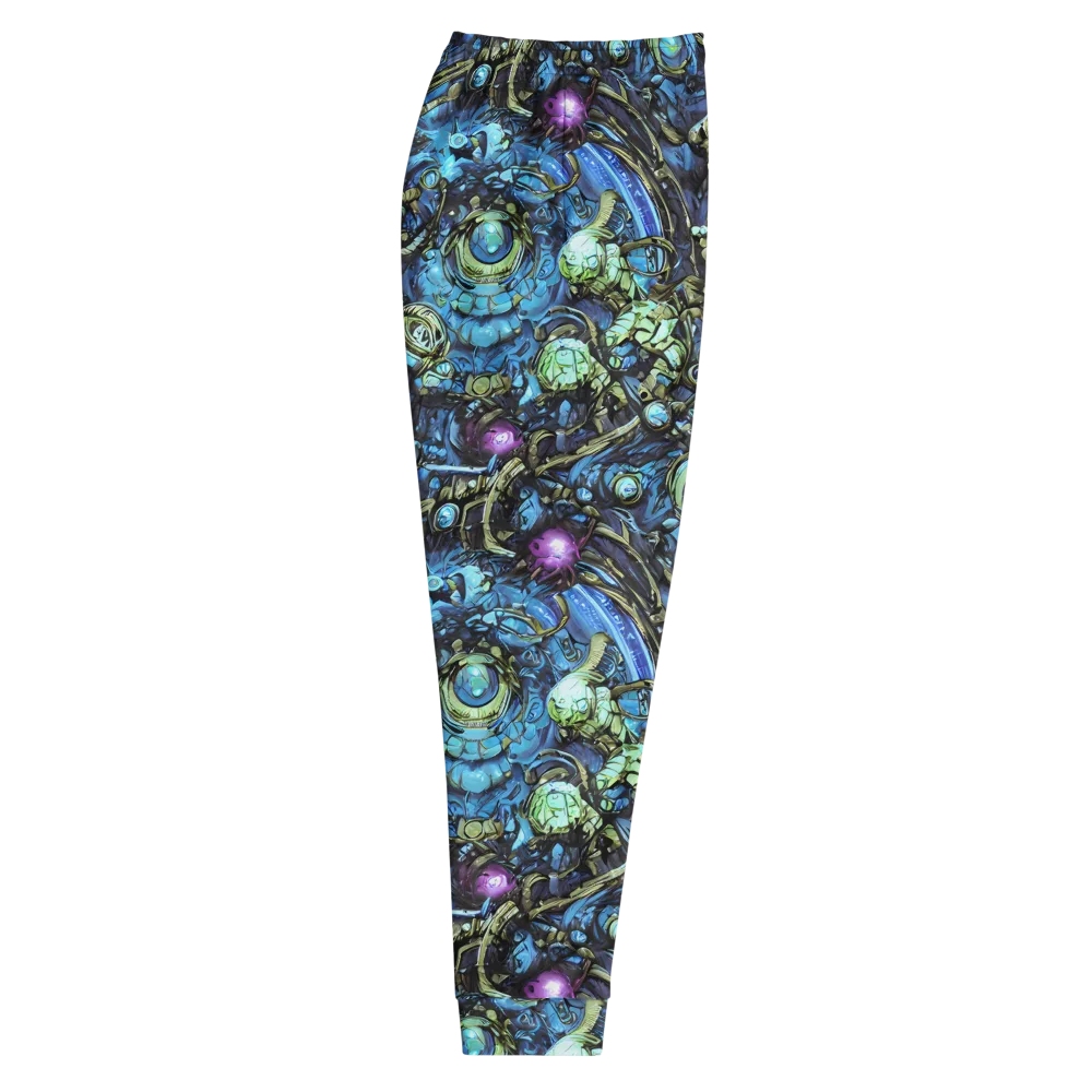 Bioluminescent Circuit on Men's Joggers — Right