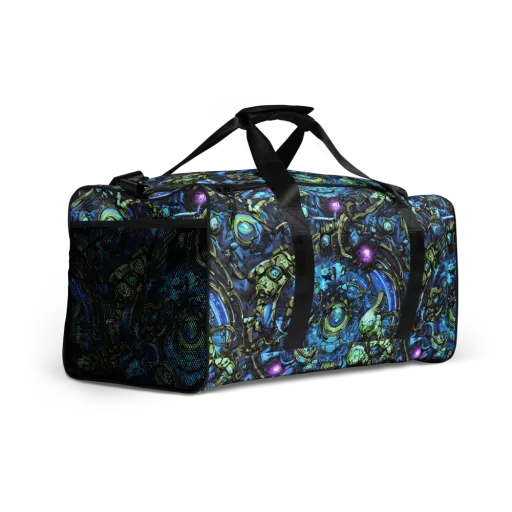 Bioluminescent Circuit on a Duffle Bag