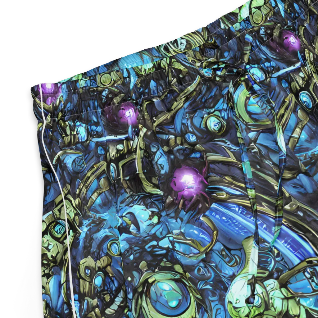 Bioluminescent Circuit on Women's Pajama Shorts — Product details