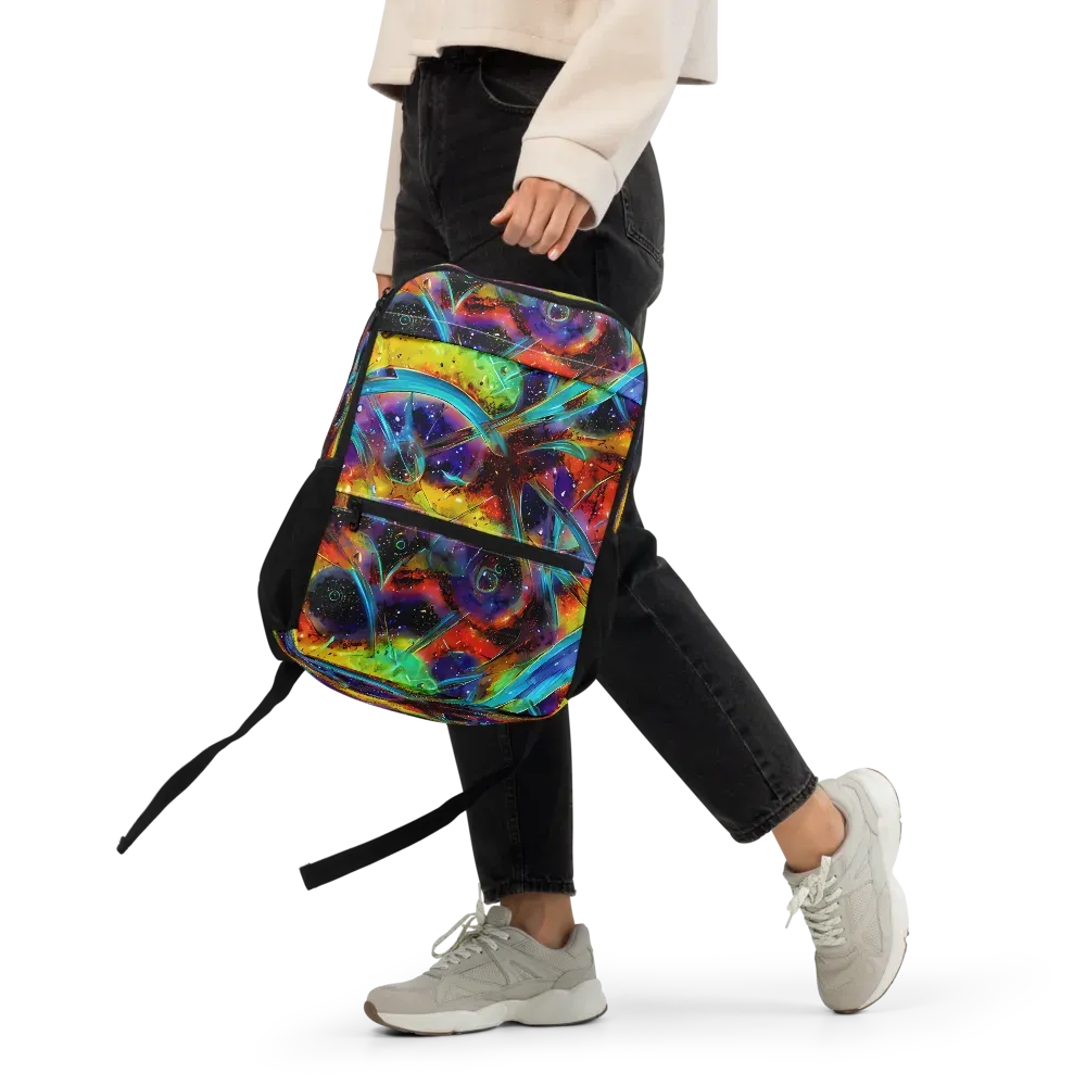 Electric Chromatica on Utility Backpack — Front