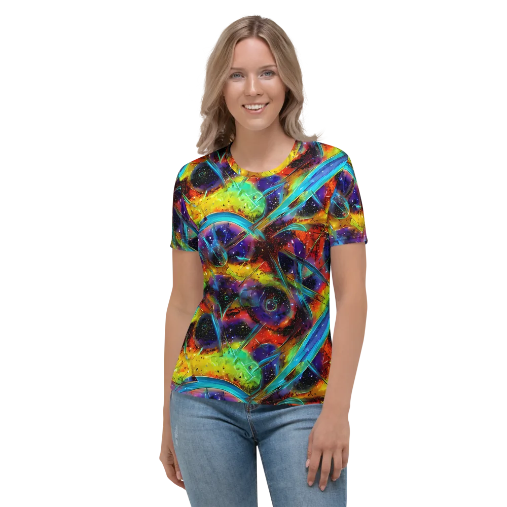 Electric Chromatica on Women's Crew Neck T-Shirt — Front