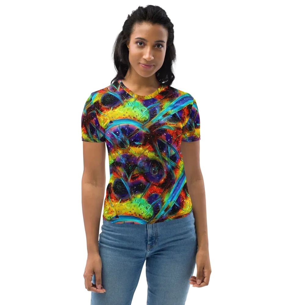 Electric Chromatica on Women's Crew Neck T-Shirt — Front
