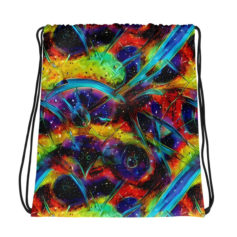 Electric Chromatica on Drawstring Bag — Photo
