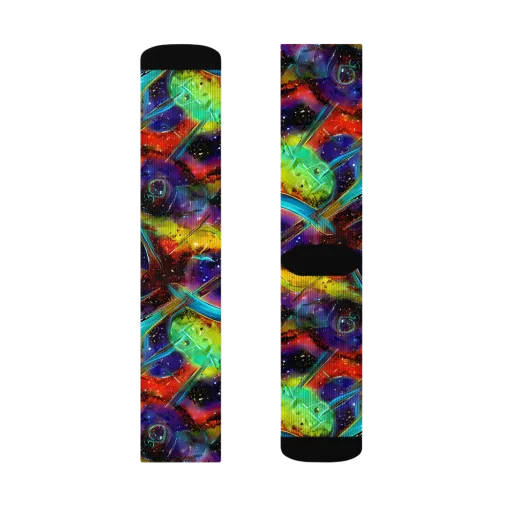 Electric Chromatica on a Socks
