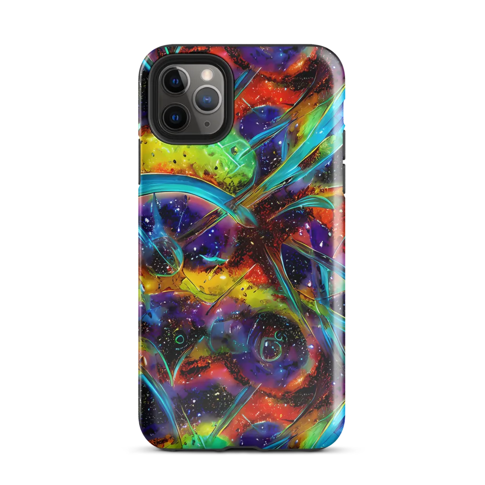 Electric Chromatica on Tough Case for iPhone® — Front