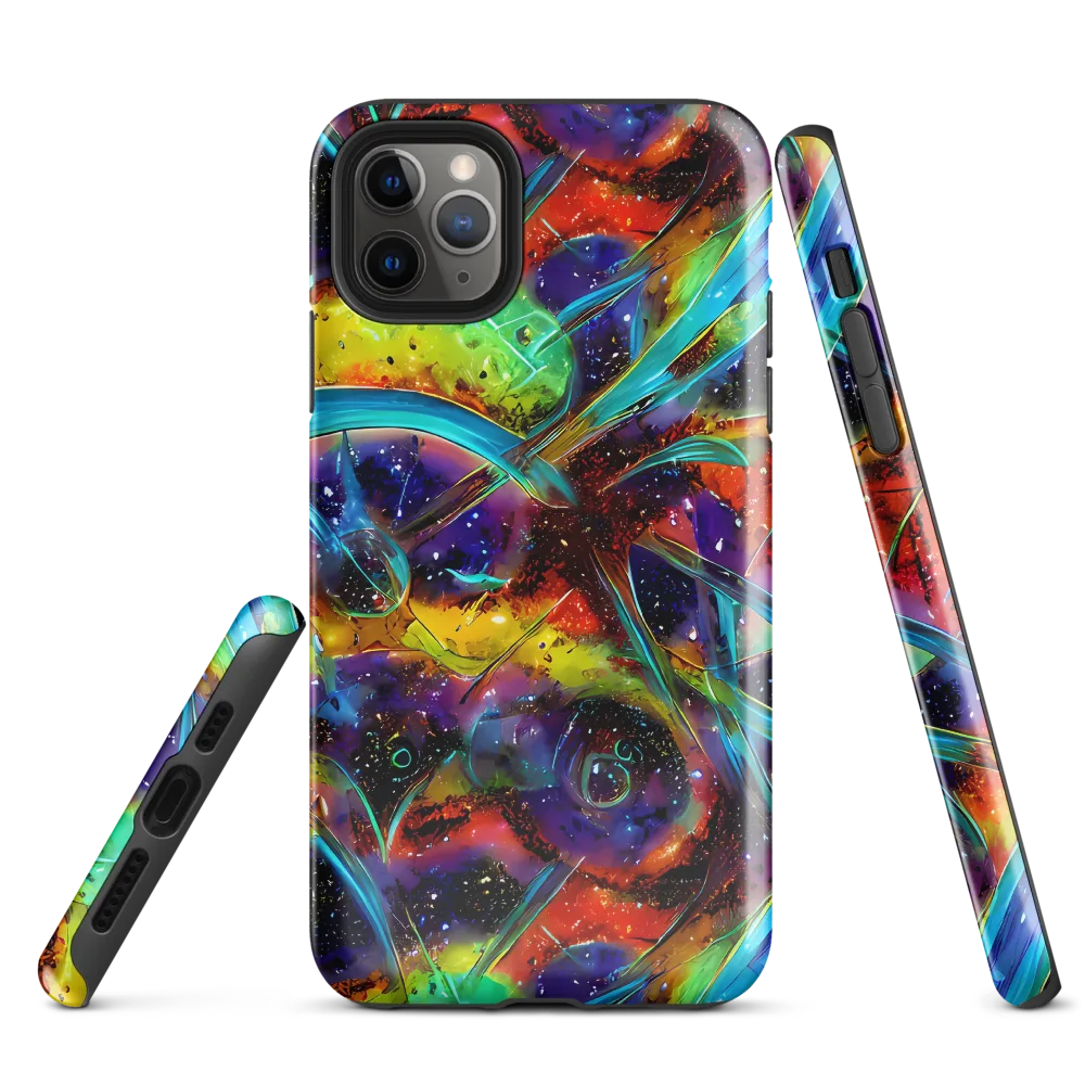 Electric Chromatica on Tough Case for iPhone® — Front